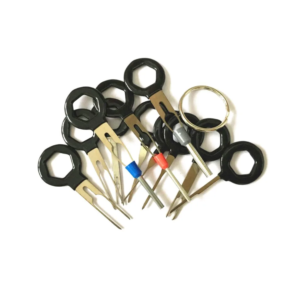

11PK Car Terminal Removal Key Tool Wiring Connector Extractor Puller Release Pin