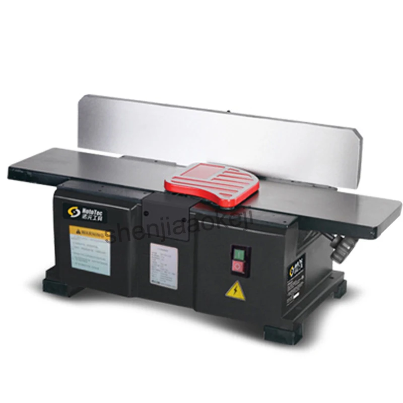 1PC 6 inch Desktop woodworking planer 1100W flat planer automatic vacuuming multi angle