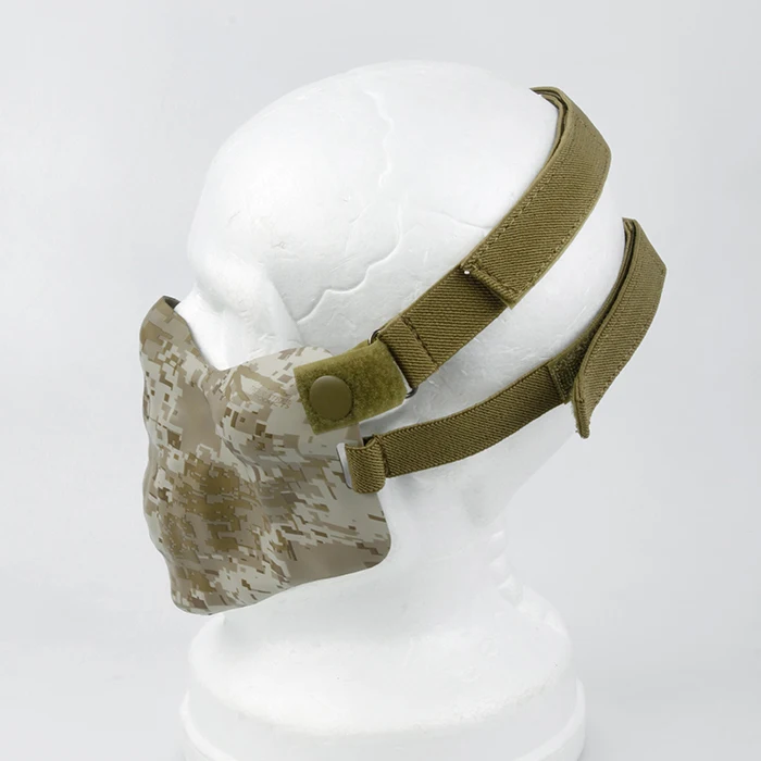 Aor1 нейлон половина маска защитная маска для Airsoft Пейнтбол Камуфляж маска