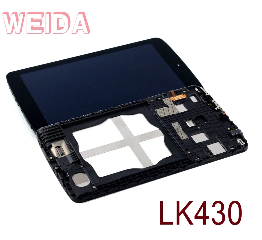 

WEIDA LCD Replacement 7" For LG G Pad LK430 V430 VK430 LCD Display Touch Screen Assembly Frame LVK430