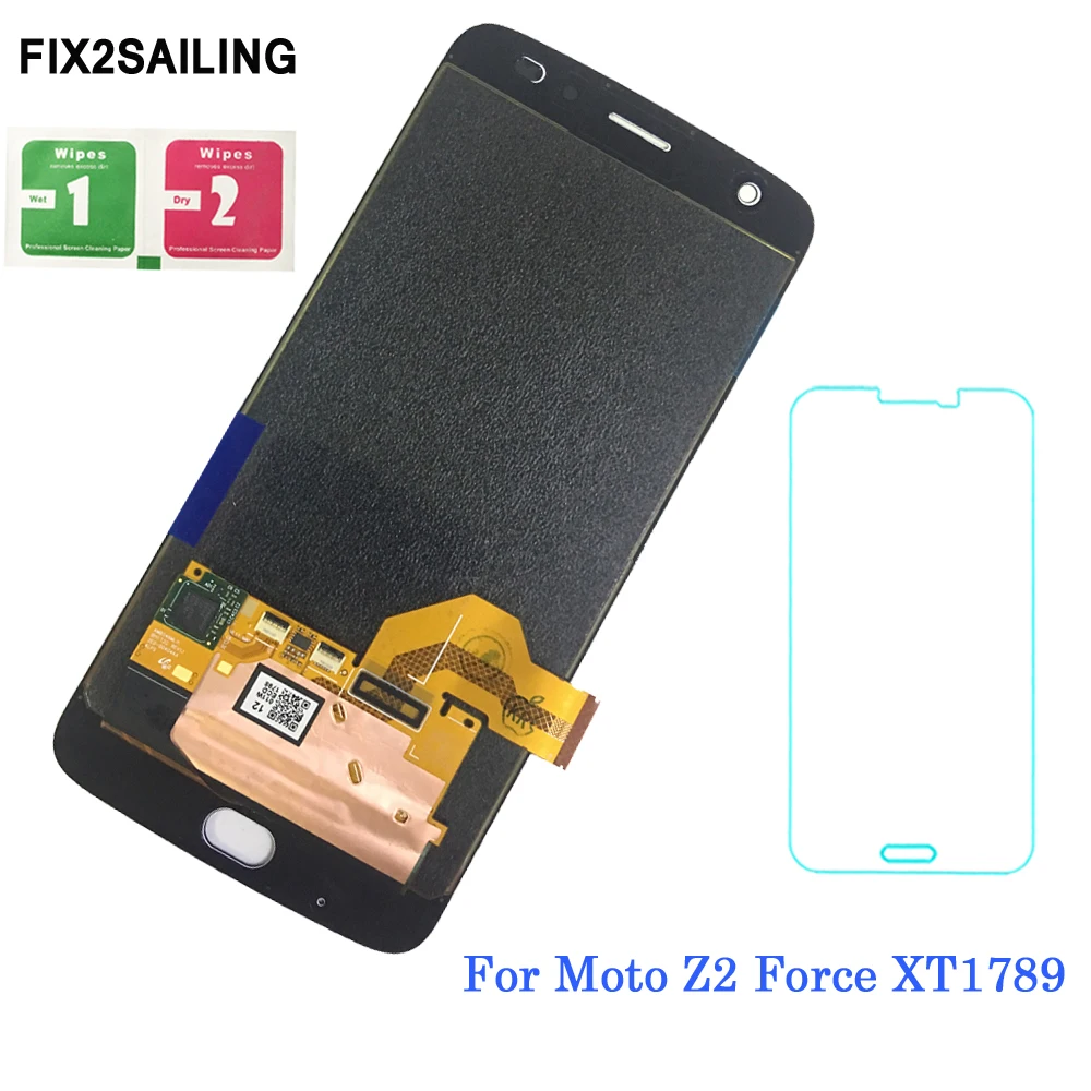 

LCD Display For Motorola Moto Z2 ForceFor XT1789 Touch Screen Digitizer Lcd Display Assembly Replacement