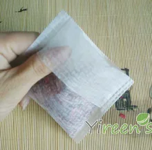 Free shipping! 100pcs/lot 75 X 80mm Corn Fiber Filter Bags, 2016 New PLA Biodegraded Tea Filters Fold Close Heat Seal bag