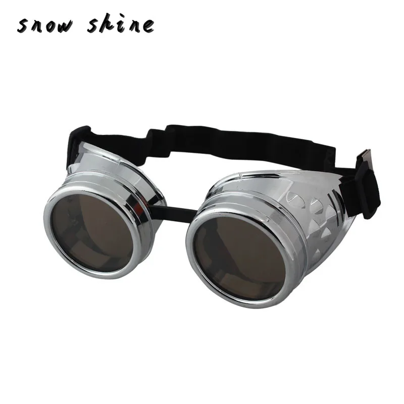 Snowshine yliwвинтажный стиль стимпанк очки Сварка панк очки косплей/черный