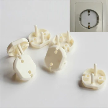 

50PCS/LOT Free Shipping! Euro Standard Children Electrical Safety Protective Socket Cover Cap Two Phase Baby Security TRQ0136