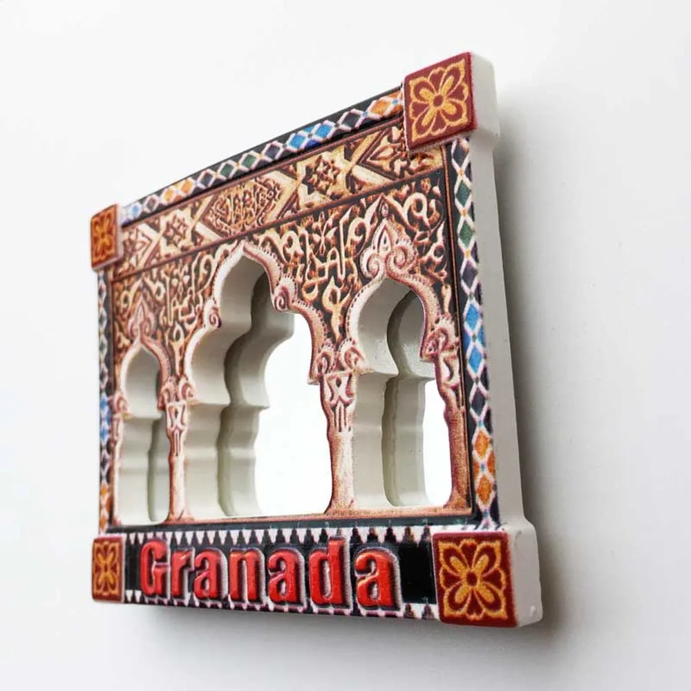 BABELEMI 1 шт. высокое качество Alhambra Гранада Испания 3D магниты на холодильник