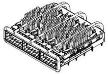 

* 747690504 QSFP + shield steel , light with NET radiator ducts , 1X4
