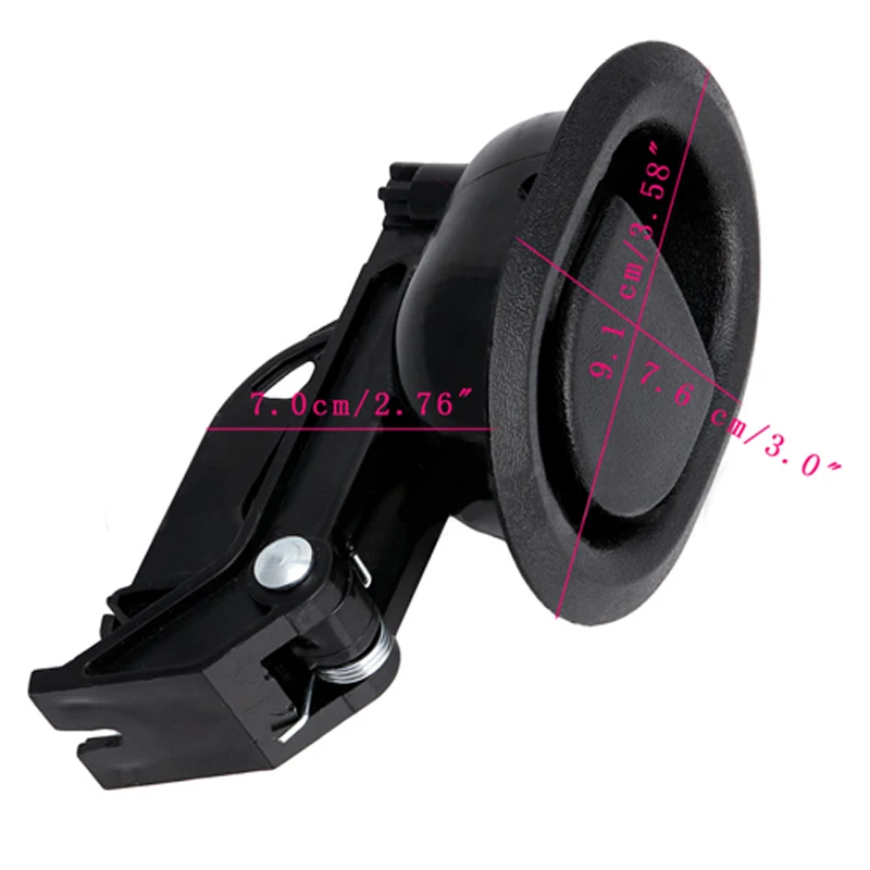 New 1pc Black Plastic Couch Release Lever Replacement Oval Sofa Chair Recliner Release Pull Handle Cable Funiture Accessories