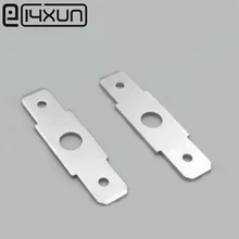 10 adet 6.3 Erkek Terminalleri 6.3mm Çift Taraflı Takılı yay Terminali 250 pcb konektörü Uzunluğu 30.5mm Açık Delik 4.2mm