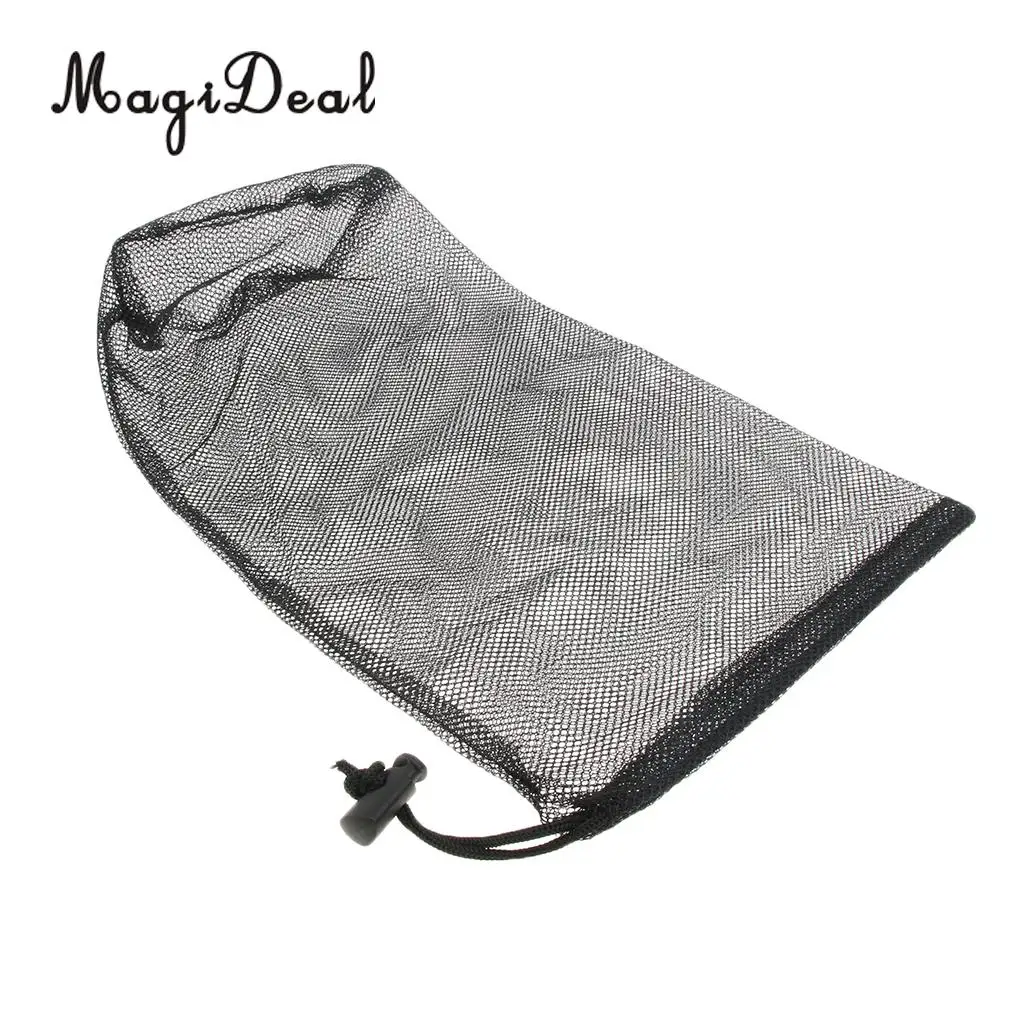 None Ultralight Mesh Stuff Sack Drawstring Storage Bag for Travel Camping Hiking, Outdoor Portable Polyester Pouch