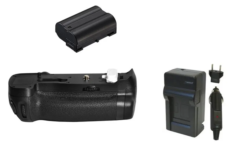 MB D18 Replacement Battery Grip+EN EL15 EL15 battery+Charger for Nikon