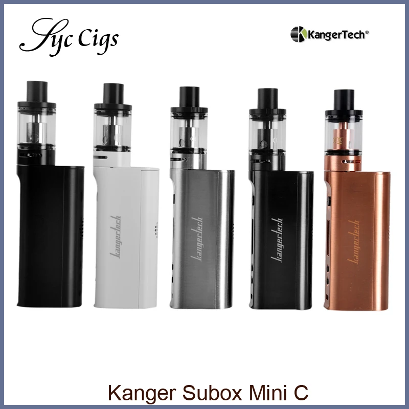 

Original KangerTech Subox Mini C Starter Kit 50W KBOX Box Mod vape Protank 5 Atomizer SSOCC Vaporizer e electronic cigarette