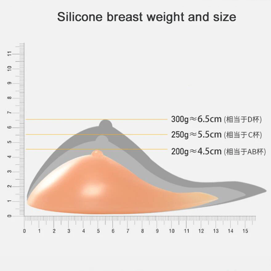  Silicone breasts form fake boobs crossdressing