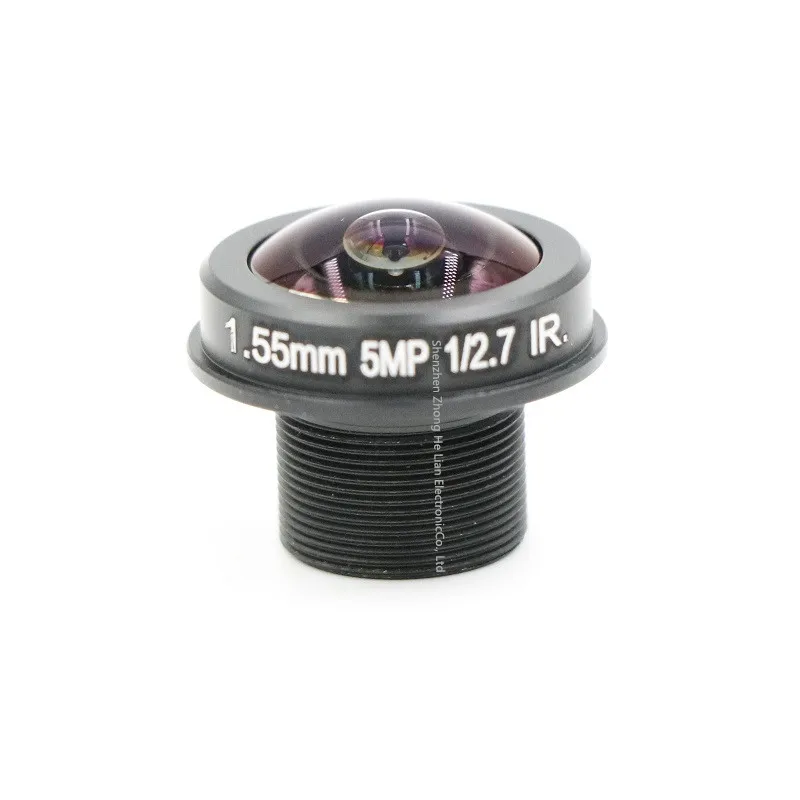 1,55 мм объектив 5,0 мегапикселя широкоугольный 180 градусов MTV M12 x 0,5 крепление инфракрасного ночного видения Рыбий глаз объектив для CCTV камеры безопасности