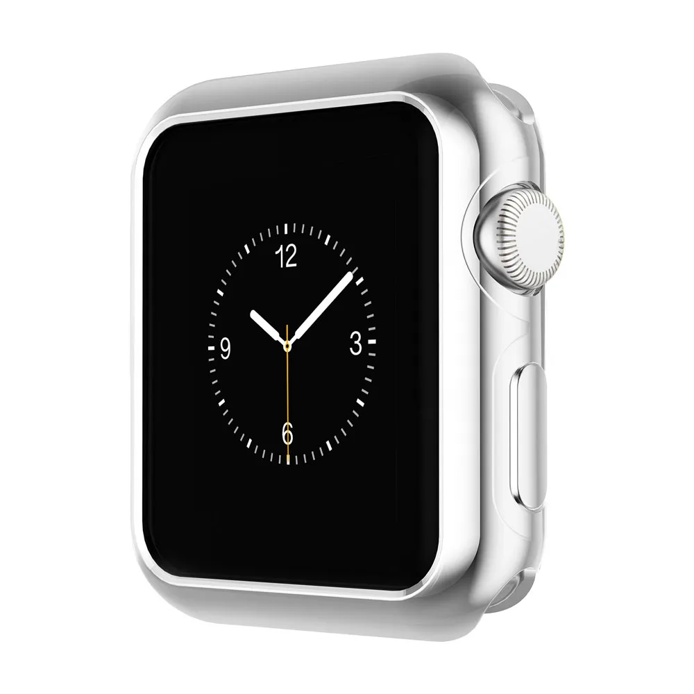 HOCO Мягкий силиконовый чехол с золотым покрытием для Apple Watch Series 2, чехол для iWatch Series 3, защитный чехол из ТПУ, 42 мм, 38 мм