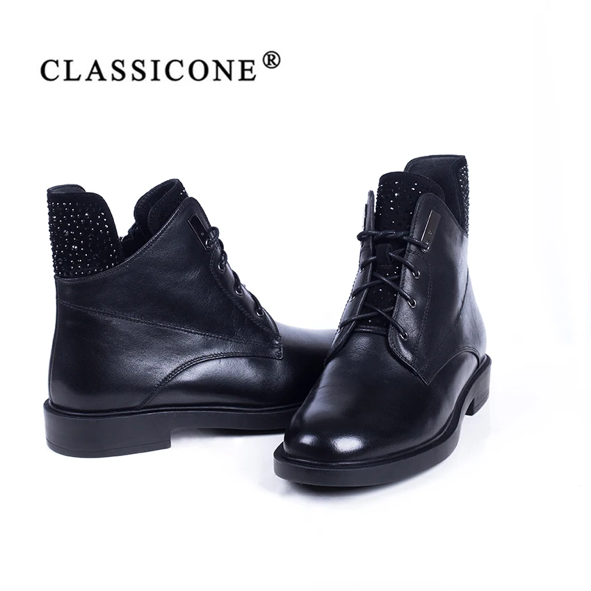 Wolle Wildleder Schwarzes wein Stiefel Mode Marke Leder Warme Classicone Wohnungen Schuhe Ankle Sexy Innen 2018 rot Stil Winter Frau Luxus Echtes Schnee qwPHXBwW