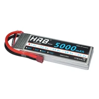 HRB RC Lipo батарея 7,4 V 5000mah 50C 100C 2S батарея для RC AKKU Автомобиль Лодка Самолет Квадрокоптер Slash 4x4 Remo хобби Jet - изображение