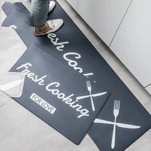 Свежий и простой водонепроницаемый и маслостойкий коврик кухня входная дверь в грязные Коврики Спальня Толстая длинная кровать одеяло