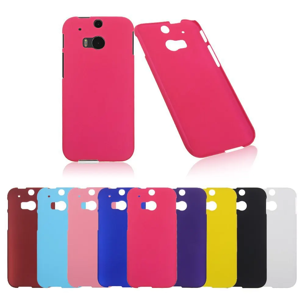 

Premium Hybrid Hard Case For HTC One M8 Case Matte Skin 10 Colors Available +Free LCD Screen Protector For One M8
