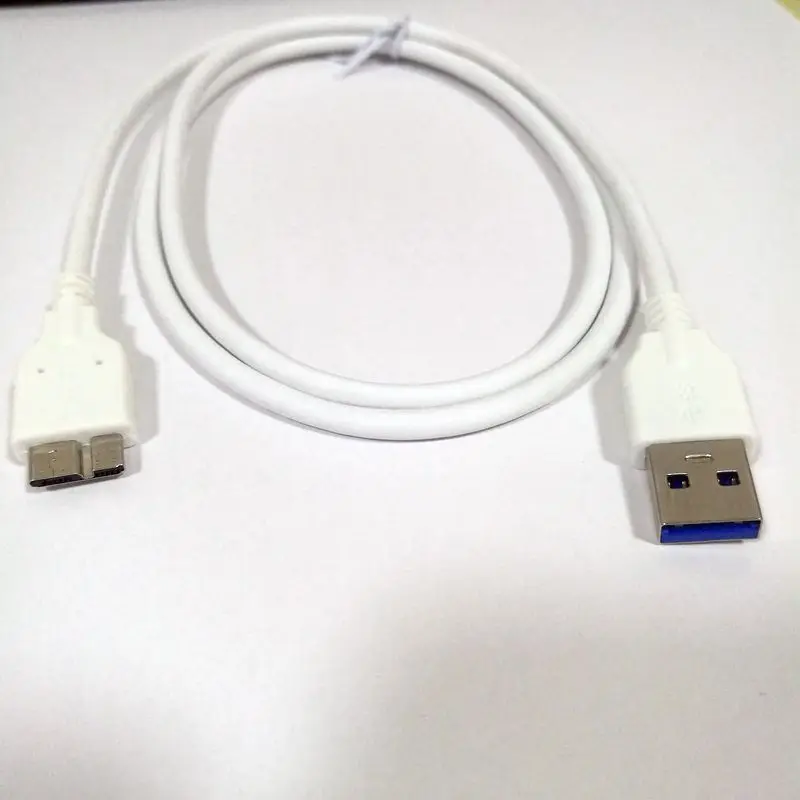Кабель удлинитель 1 5 м USB 3 0 A папа Micro B белый цвет внешний диаметр мм|usb 3.0 cable|cable usb