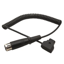 KSOL Прокат D-Tap Tap 2 Контактный Разъем 4 Контактный разъем Xlr 1 м длина для DSLR Rig питания V-крепление