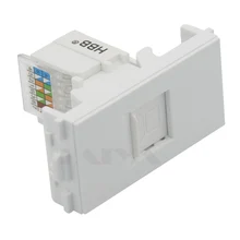 RJ45 CAT5E разъем настенная пластина с крышкой