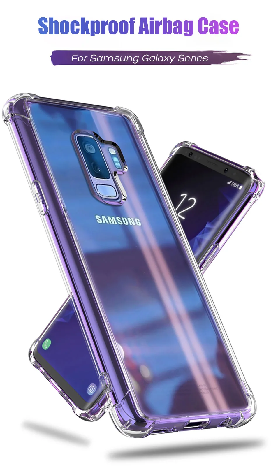 CAPAME Soft Case For Samsung Galaxy S8 S9 Plus Note 8 9 Shockproof Silicone Case For Samsung S9 Case S6 S7 Edge Phone Cases S8 (1)