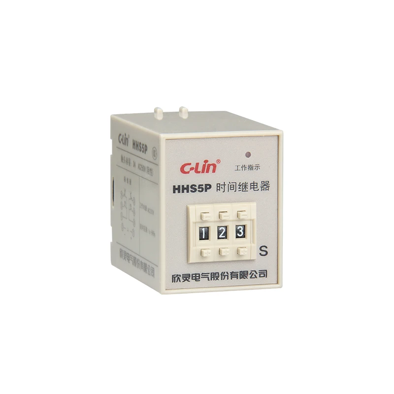 

Relay HHS5P Numeralization Time Relay Electricity Time Delay Timer 999S AC220V