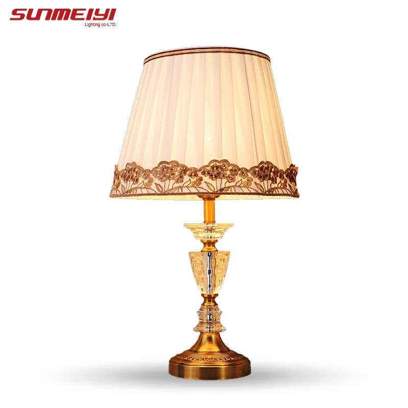 

modern crystal table lamp abajur de mesa lamparas europe brief crystal bedside lamp abajur sala Lighting crystal lamp brief