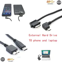 Type C USB-C и Micro usb 2,0 к USB 3,0 Micro B кабельный разъем для телефона к внешнему жесткому диску для портативного 2,5 3,5 HDD