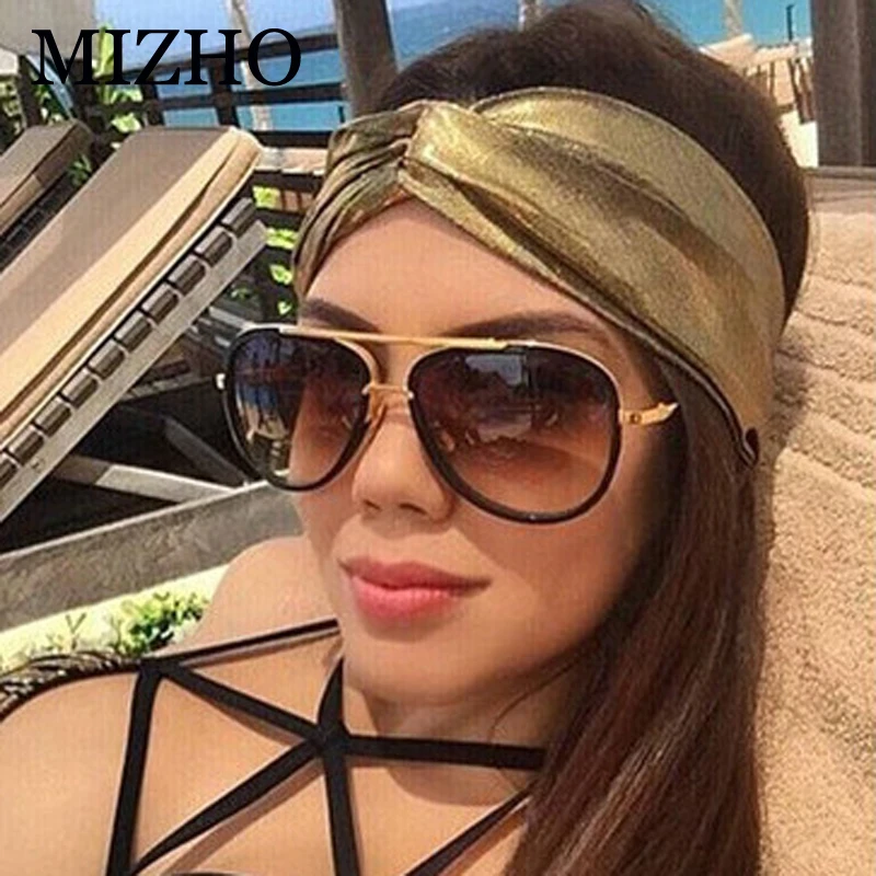 

MIZHO Minus Reflection Effects Black Goggle Unisex Star Sunglasses Women Gradient Steampunk Designer SunGlasses Men Mirror 2019