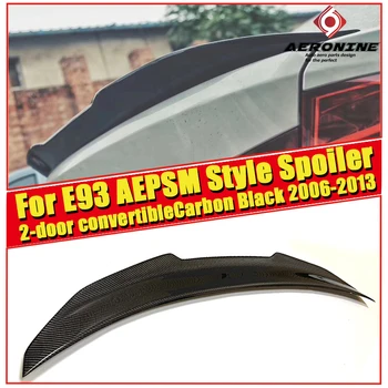 

E93 2 door Convertible Spoiler Rear Diffuser Trunk Wing PSM Style Carbon Fiber 3 Series 325i 330i 335i Trunk Spoiler wings 06-13