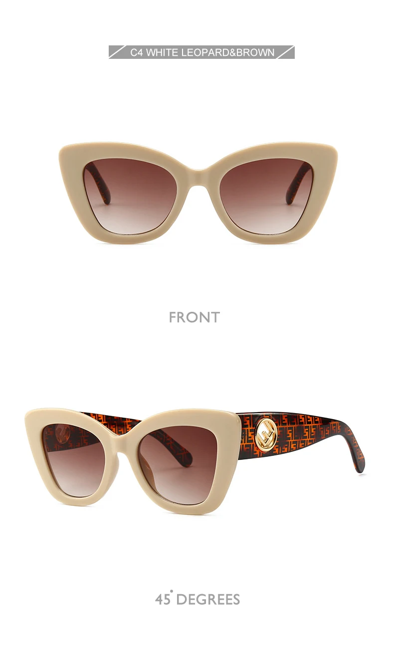 Королевская девушка кошачий глаз женские Солнцезащитные очки женские солнцезащитные очки известный бренд дизайнерские сплав простые очки Oculos De Sol Feminino SS236