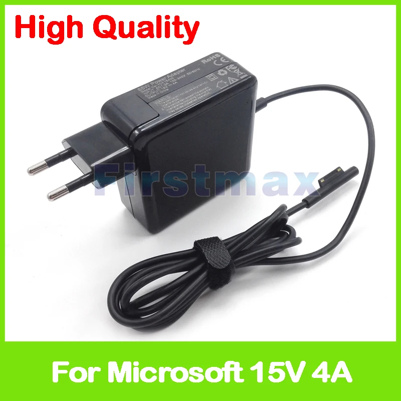 

60W 15V 4A laptop ac adapter for Microsoft Surface Pro 3 4 1706 tablet pc charger Surface Book Core i5 Model 1705 EU Plug