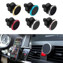 Suporte para carro Magnética 360 Graus Ajustável Air Vent 8 7 Universal Bracket Suporte Suporte Para iPhone Mobile Phone Auto Acessórios