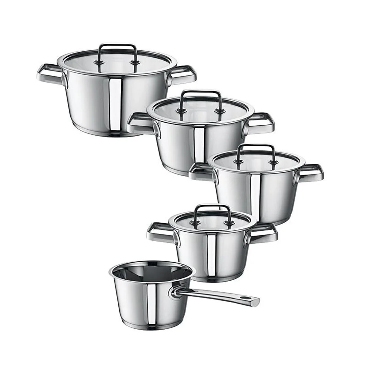 Rohe germany stainless steel cookware 5 piece set soup pot on