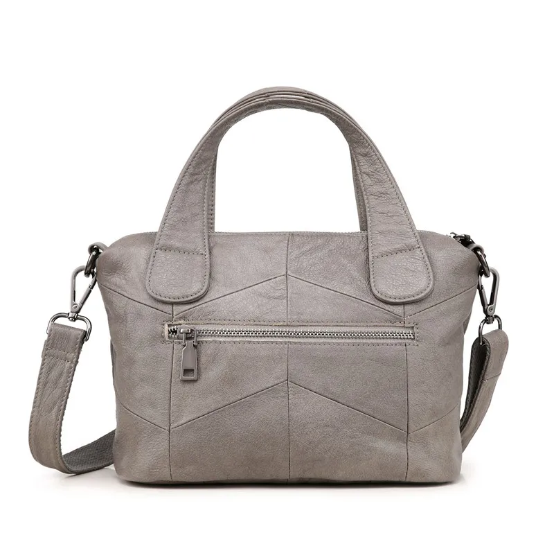 MJ Women Genuine Leather Bag Female Real Cow Leather Handbag Small Tote Bags Ladies Shoulder Handbag Messenger Bag for Women (13)