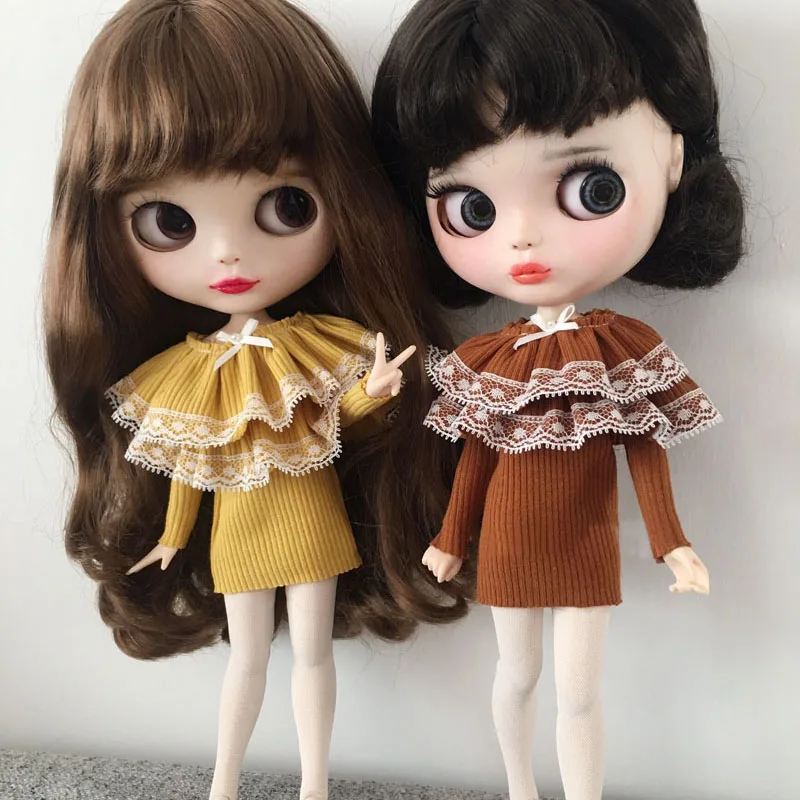 1 шт. симпатичная 1/6 Blyth Одежда для кукол Outifts для Barbies, Azone S, Obitsu 24 кукольные аксессуары