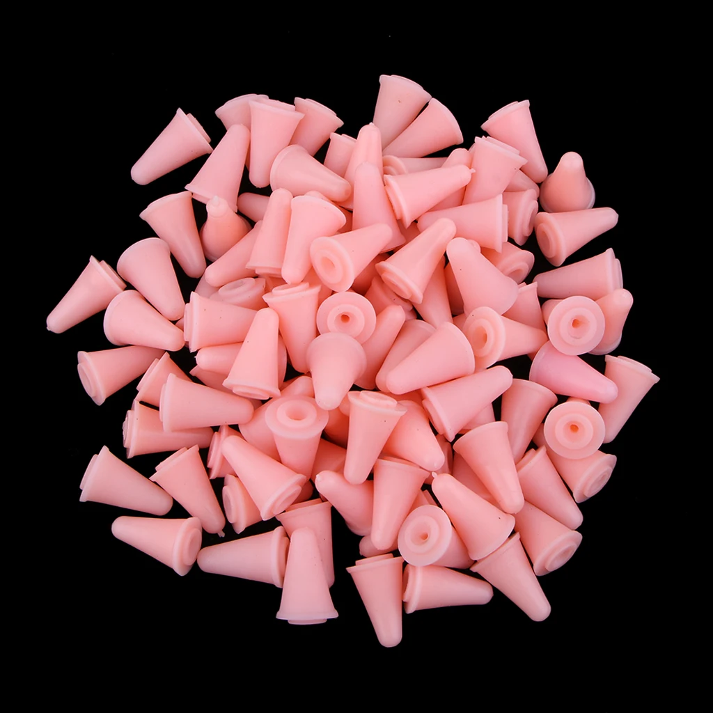 50Psc Rubber Knit Knitting Needles Point Protectors Stoppers for DIY Craft Sewing Needlework Tools - 18x220mm
