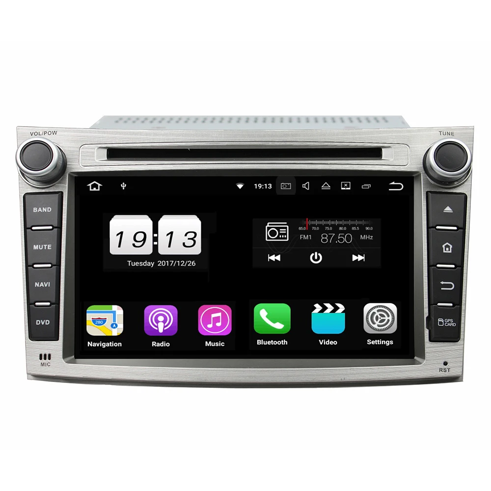Android 8 1 для Subaru Legacy outback 2009 2011 2012 1024*600 2 Гб ОЗУ четырехъядерный автомобильный DVD