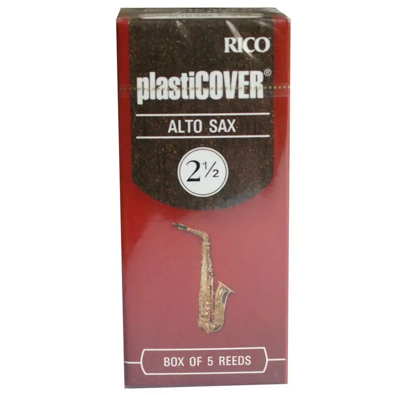 RICO Plasticover Alto Sax Reed Eb 2.0/2.5/3.0 Strength Saxophone Reeds