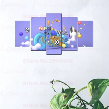 

Cartoon Poster Nordic Canvas Print Car Boat Airplane Pictures for Nursery Bedroom Home Decor 3D Abstract Artwork Drop Shipping