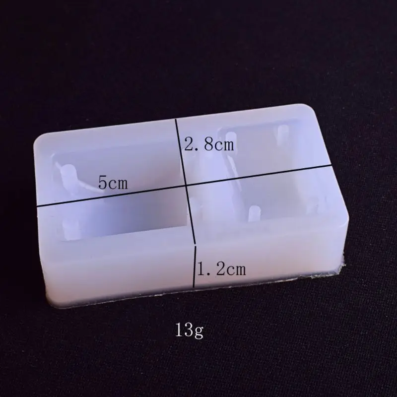 

ANGELADY 1PC Mini 3D Geometry Button Shape Epoxy Resin UV Glue Crafts Silicone Mold Creative DIY Art Pendant Brooch Jewelry Tool