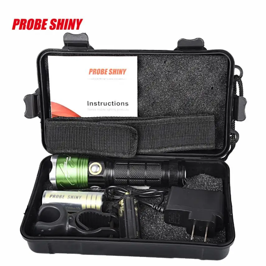

DC 21 Shining Hot Selling Drop Shipping XML L2 LED Scuba Diving Underwater 500M Flashlight Torch Waterproof Set