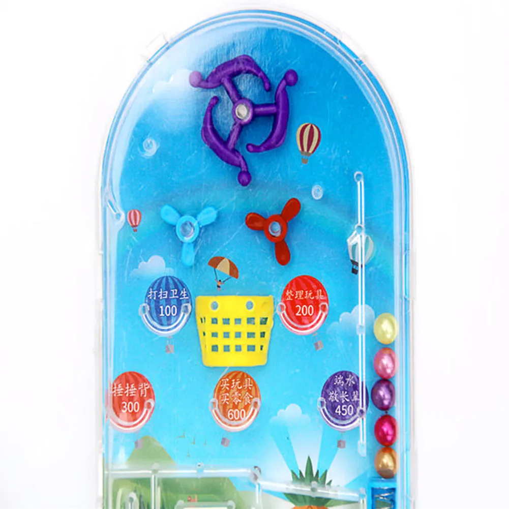 Детские интеллектуальные игры машина пинбол игрушка забавный мини-мультфильм подарок карманные сложные вечерние мишени стрельба шары случайный цвет