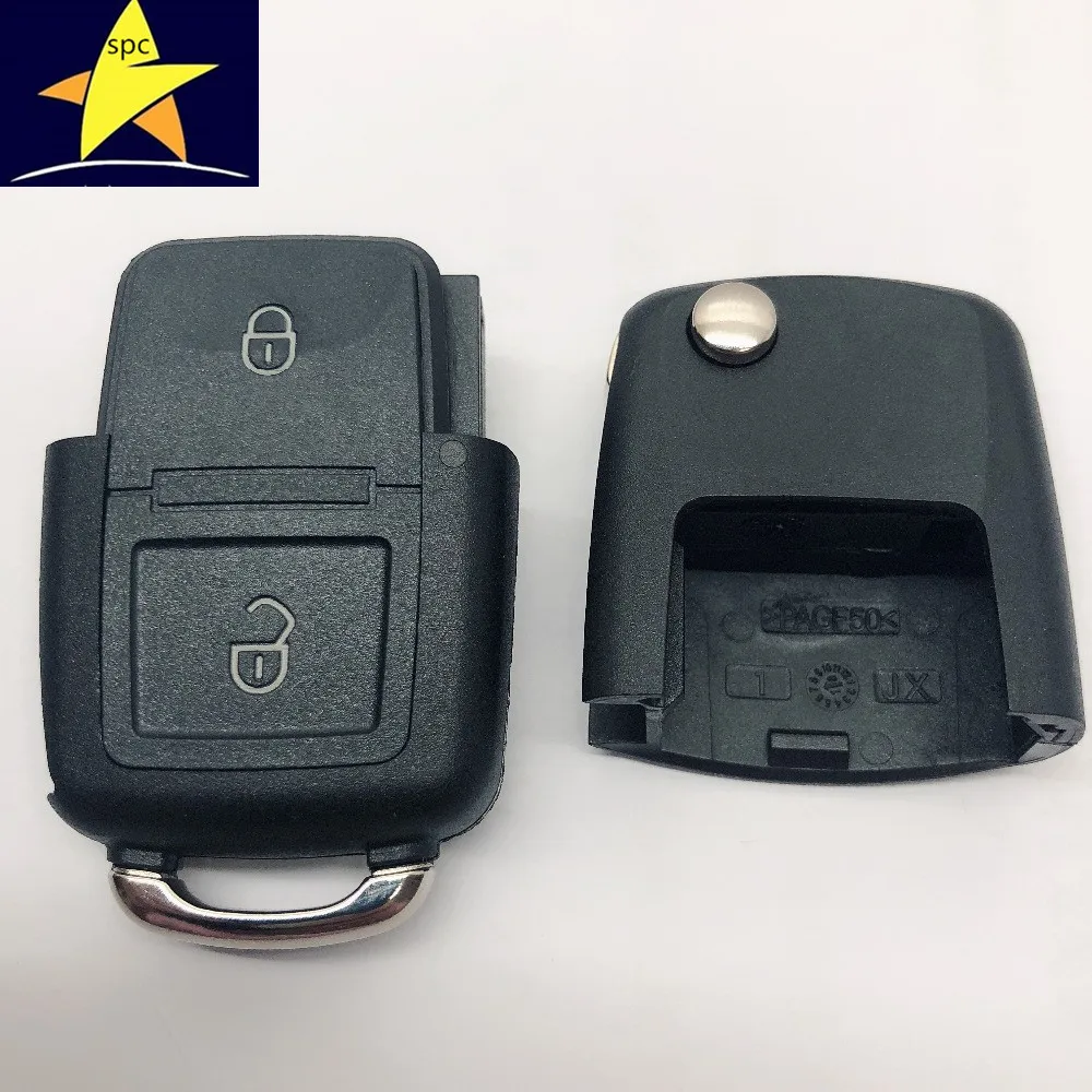 

SPC 2 3 Button Folding Remote Case Fob For VWPassat B5 Polo Golf Touran Bora Ibiza Leon Octavia Fabia Replacement Flip Key Shel