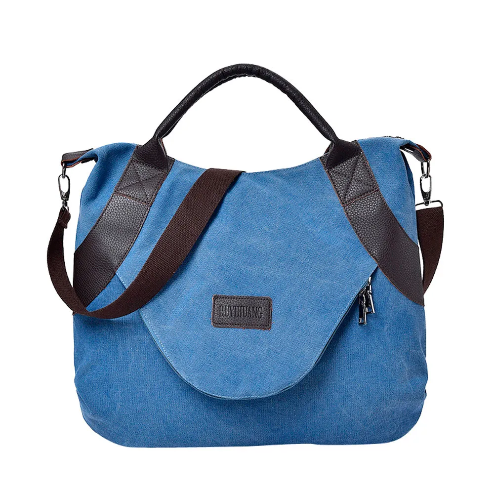 Women's Canvas Shoulder Bags Retro Crossbody Bags For Women Travel