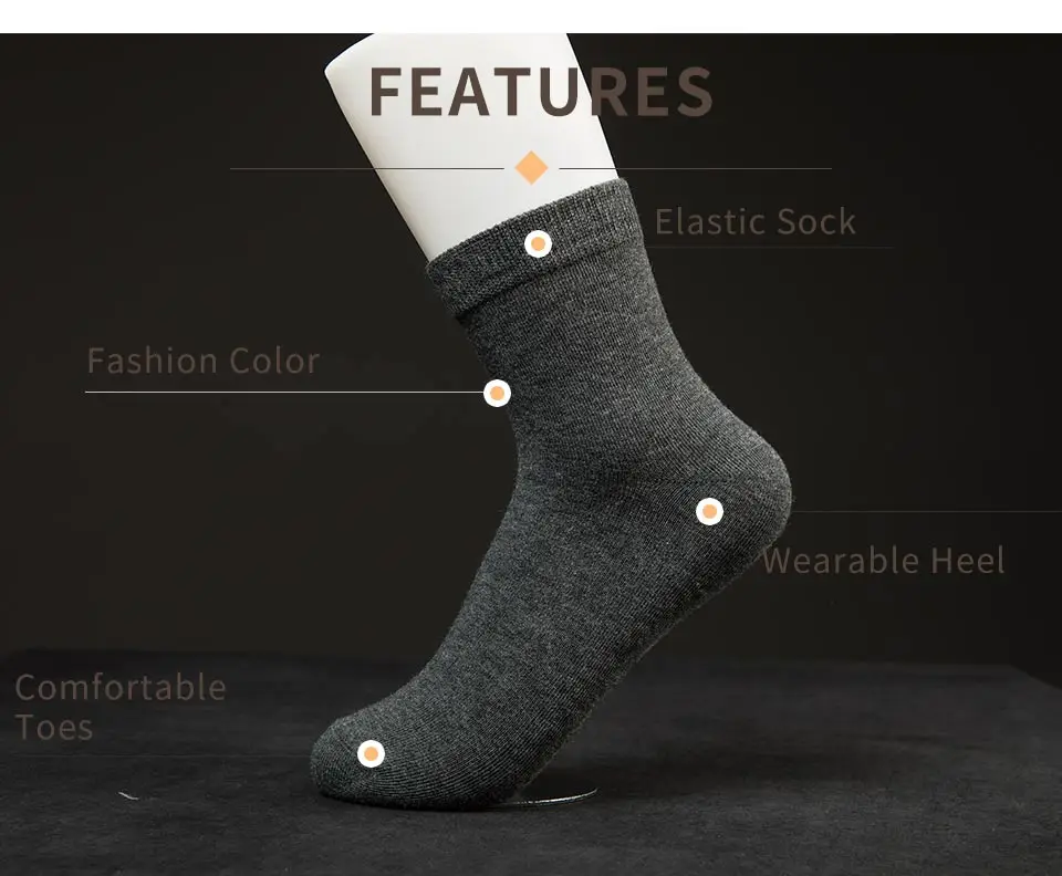 10 шт./лот мужские хлопковые носки 2019 свободный размер деловые удобные мягкие длинные носки для экипажа мужские высокого качества чистые