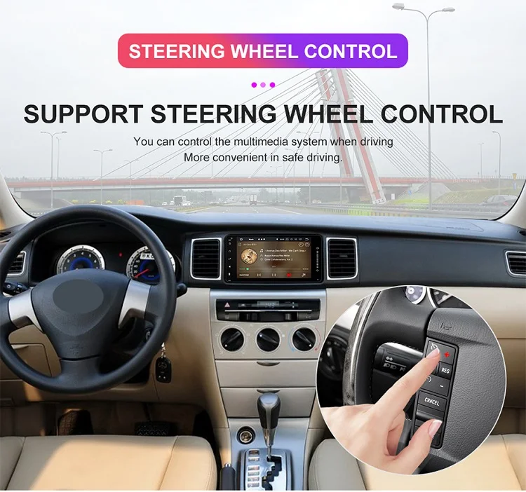 Discount Isudar 2 Din Auto Radio Android 9 For Toyota/Corolla/Terios/Altis/RAV4/CAMRY Universal Car Multimedia Video Player GPS USB DVR 18