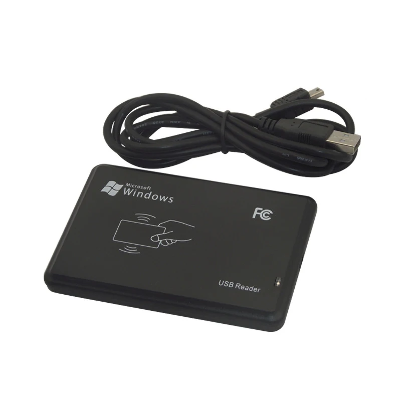 USB RFID ID Бесконтактный бесконтактный считыватель смарт-карт EM4001 EM4100 Windows USB ID card reader считыватель карт контроля доступа