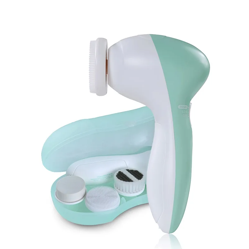 

TOUCHBeauty TB-0525A Face Cleanser 3 In 1 Heads And Facial Cleansing Brush Silicone Brush Facial Cleansing Device